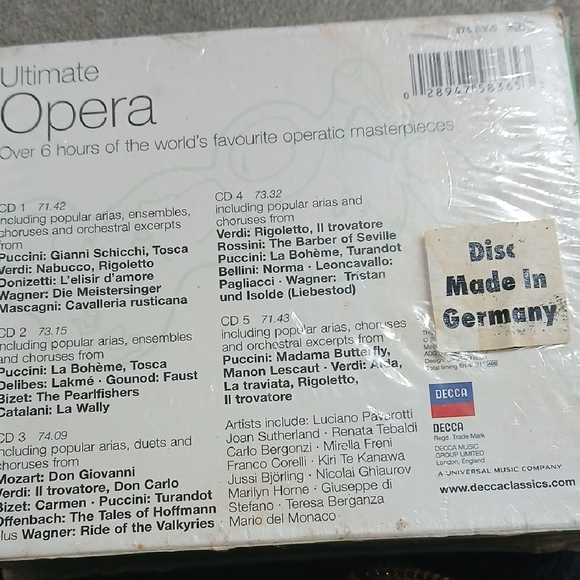 Ultimate Opera 5CD Set - Multicolor - Picture 2 of 2
